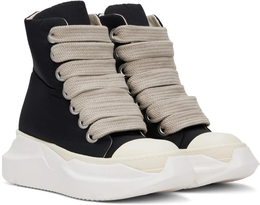 Rick Owens Black Porterville Jumbo Laced Abstract Sneakers 4