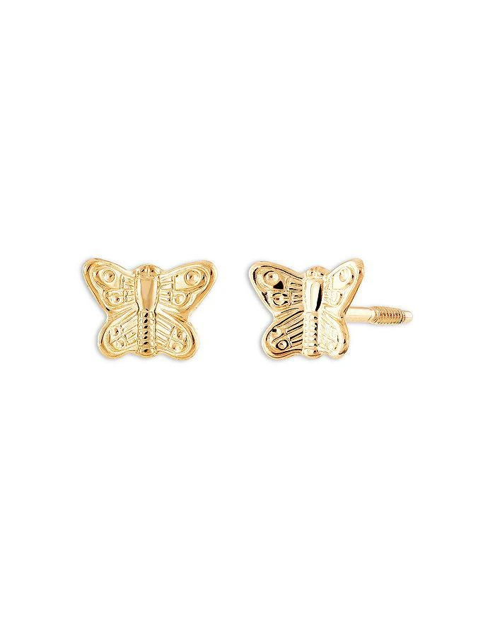 Bloomingdale
s Children
s  Butterfly Stud Earrings in 14K Yellow Gold