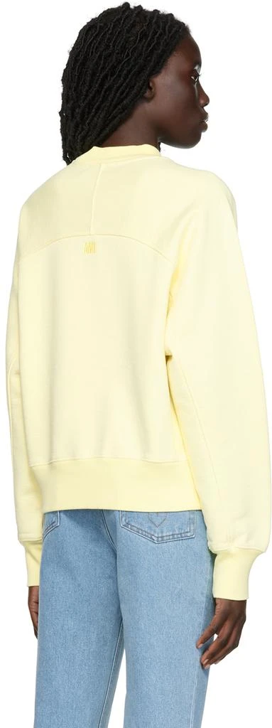 AMI Yellow Ami de Cœur Sweatshirt 3