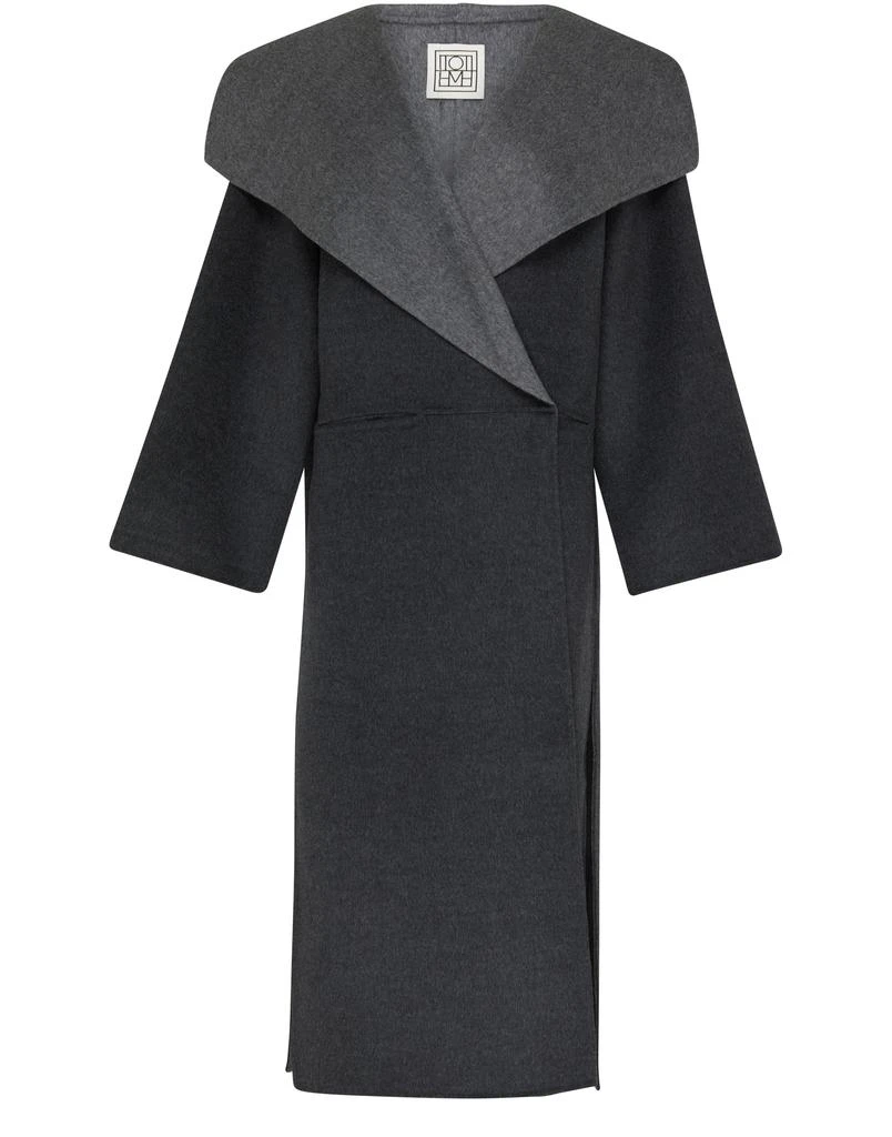 Toteme Long wool and cashmere coat 2