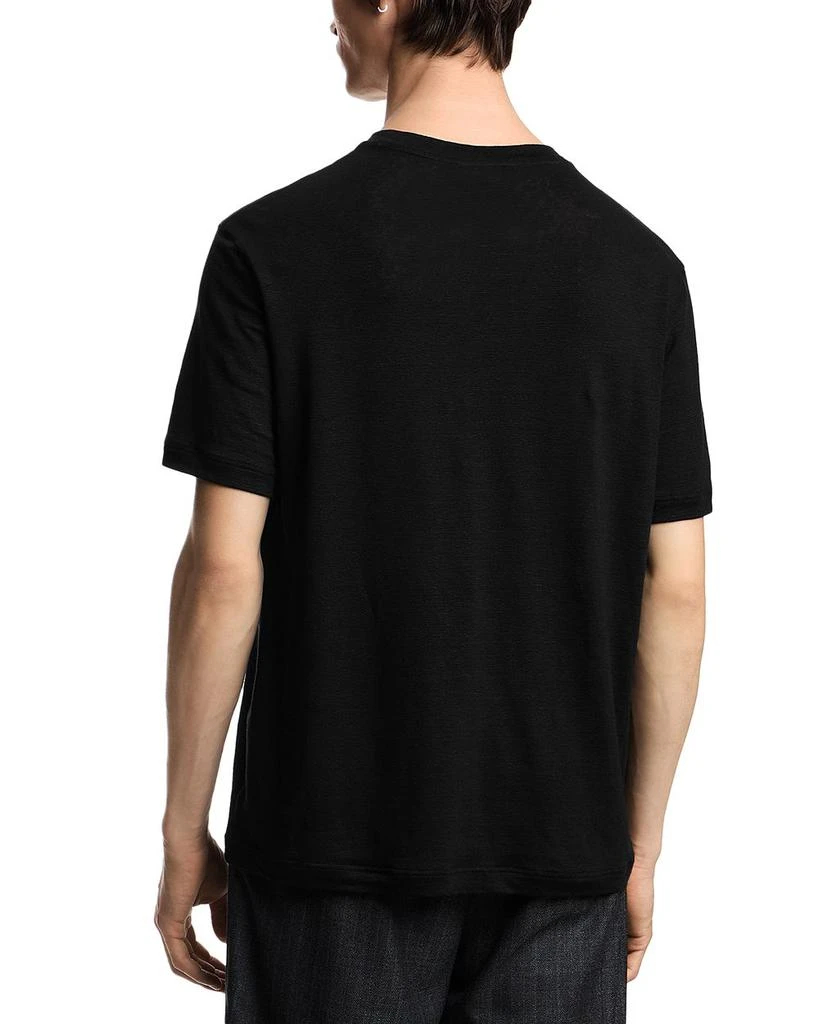 Emporio Armani Lightweight Linen Blend Tee 3