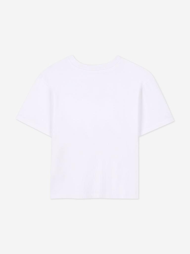 Marc Jacobs Girls Charm Heart Print T-Shirt in White