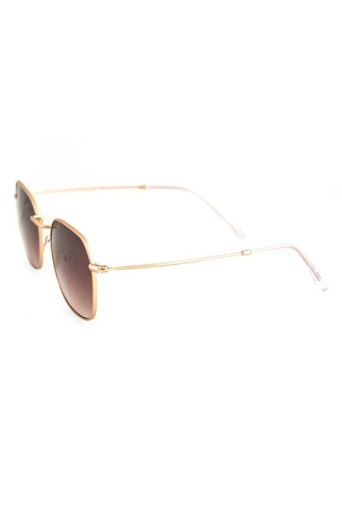 AQS Kai 50mm Polarized Gradient Oval Sunglasses 3
