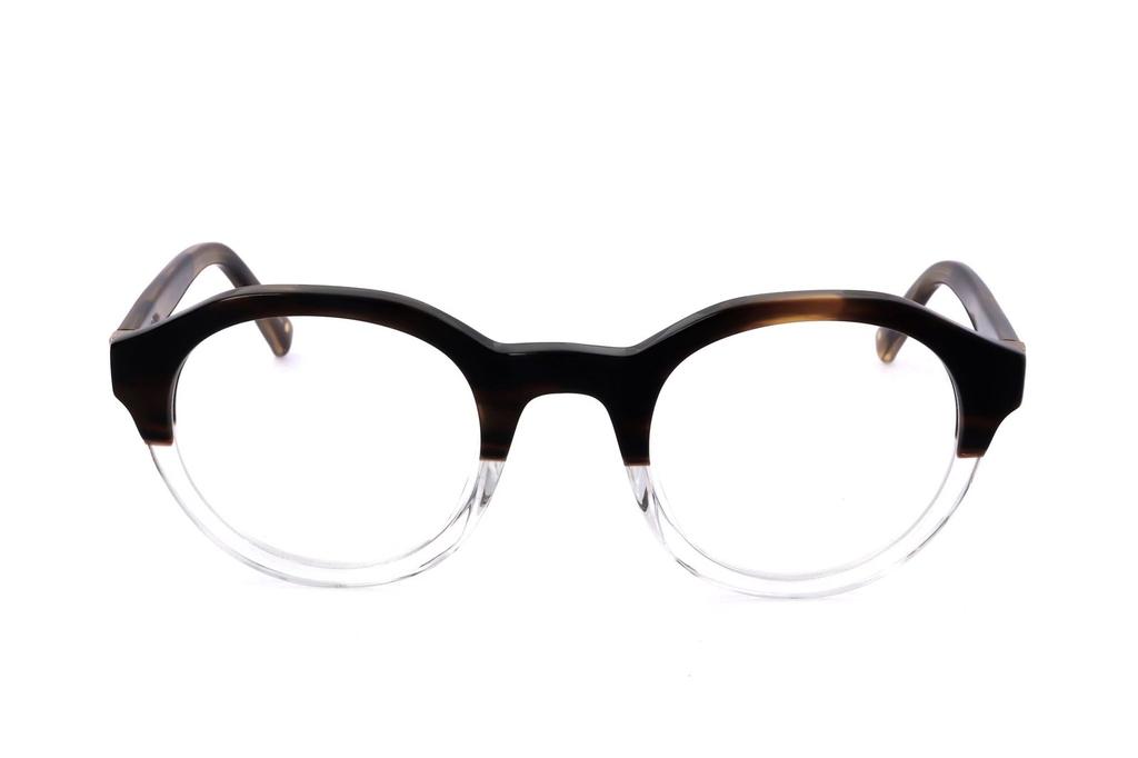 Shop Linda Farrow X Ann Demeulemeester Round Frame Glasses on Sale