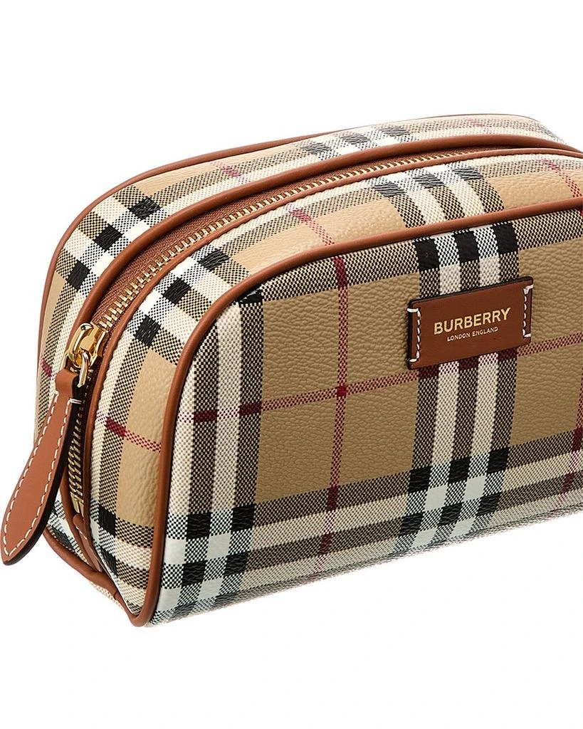 Burberry Burberry Small Check E-Canvas Pouch 3