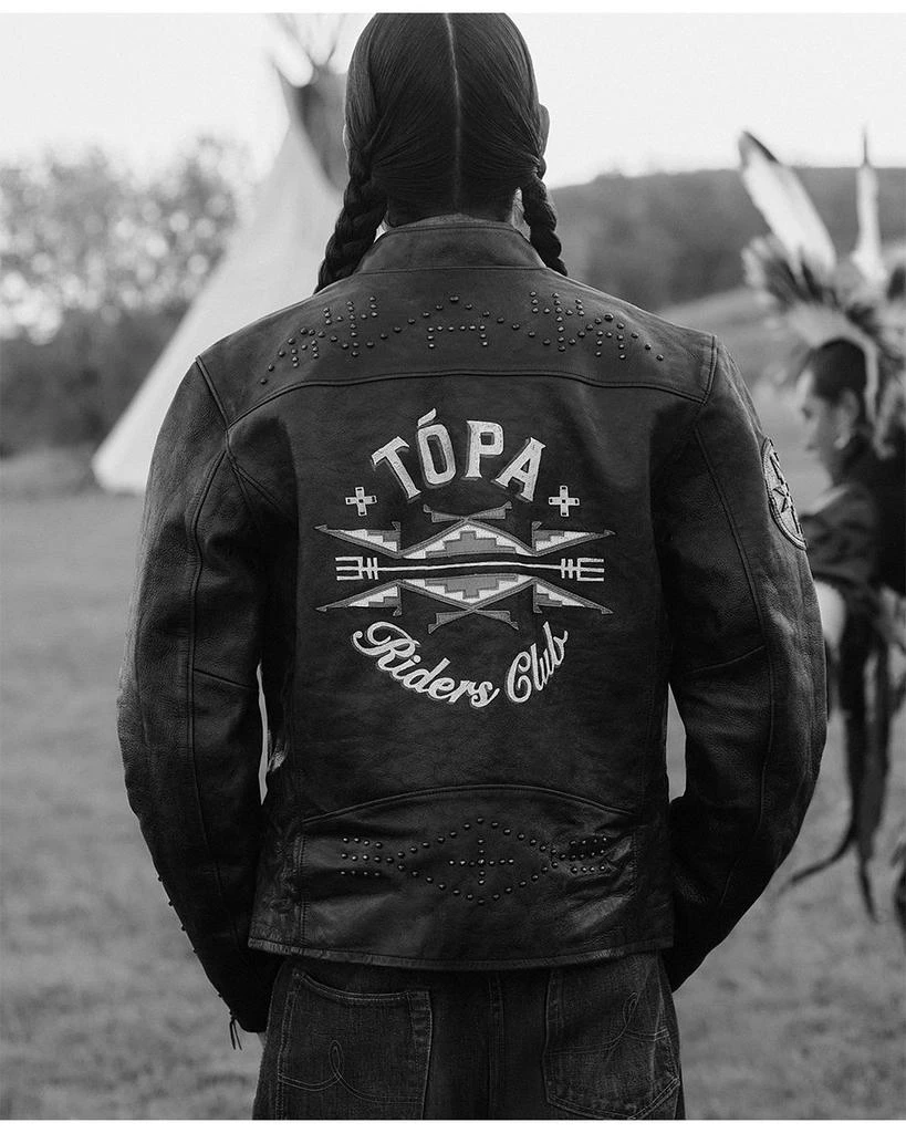 Ralph Lauren x TÓPA Unisex Star Winds Leather Jacket 3