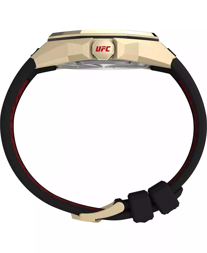 Timex UFC Men's Quartz Pro Silicone Black Watch, 44mm