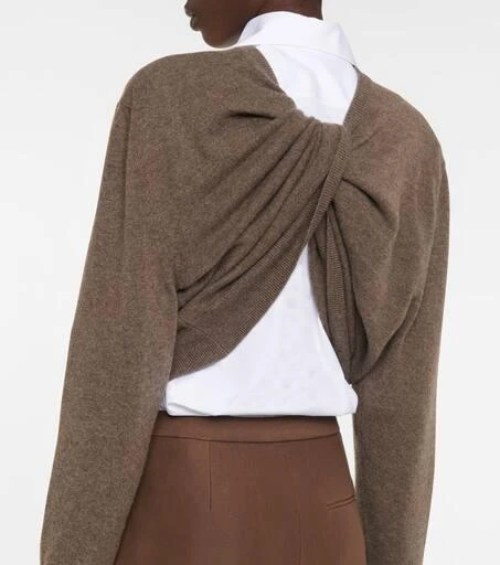 The Row Laris gathered cashmere sweater 5