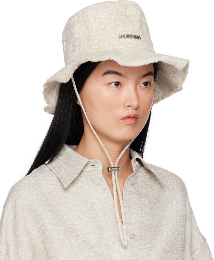Beige La Croisière 'The Artichaut' Bucket Hat – On Sale Now with