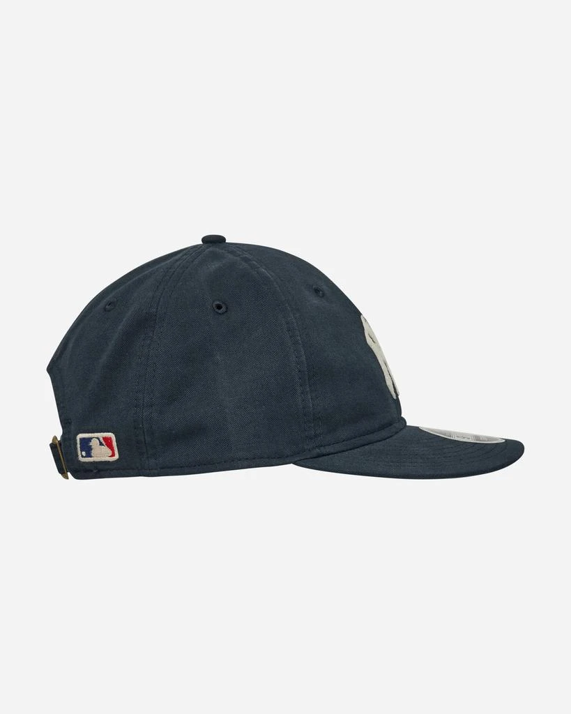 New Era New York Yankees Canvas Felt Logo Retro Crown 9FIFTY Strapback Cap Navy 5
