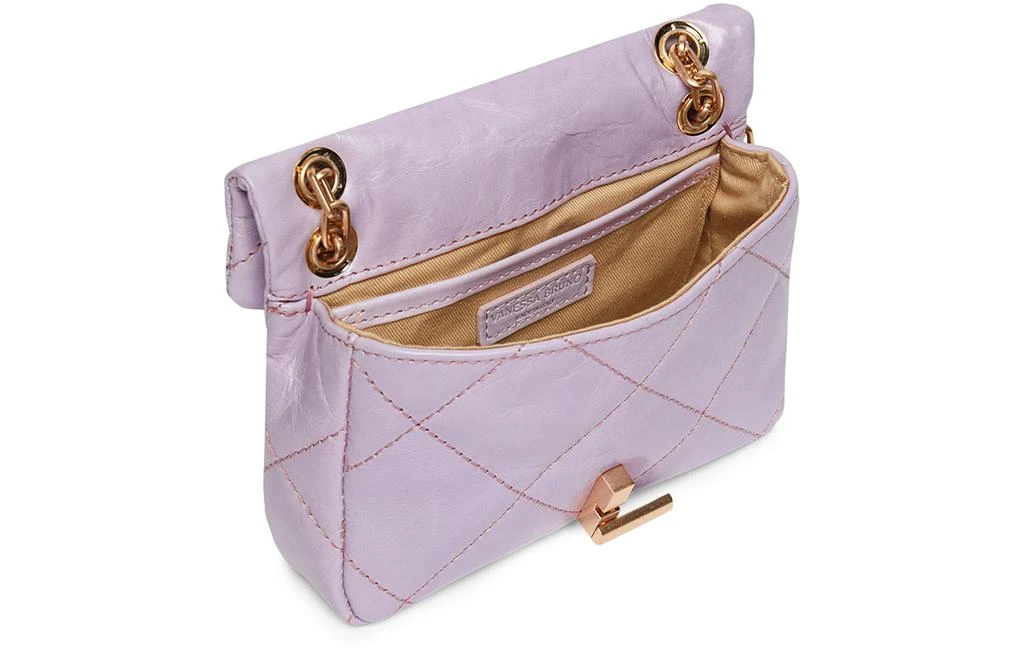 VANESSA BRUNO Leather nano Moon bag 4