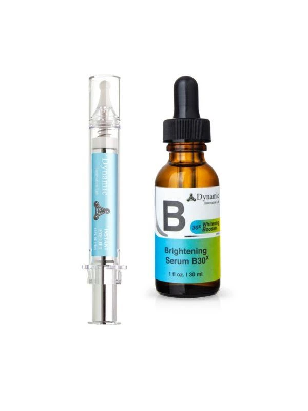 Dynamic Innovation Lab 2-Piece Brightening 30x Whitening Booster + Eye Lift Serum Set 1