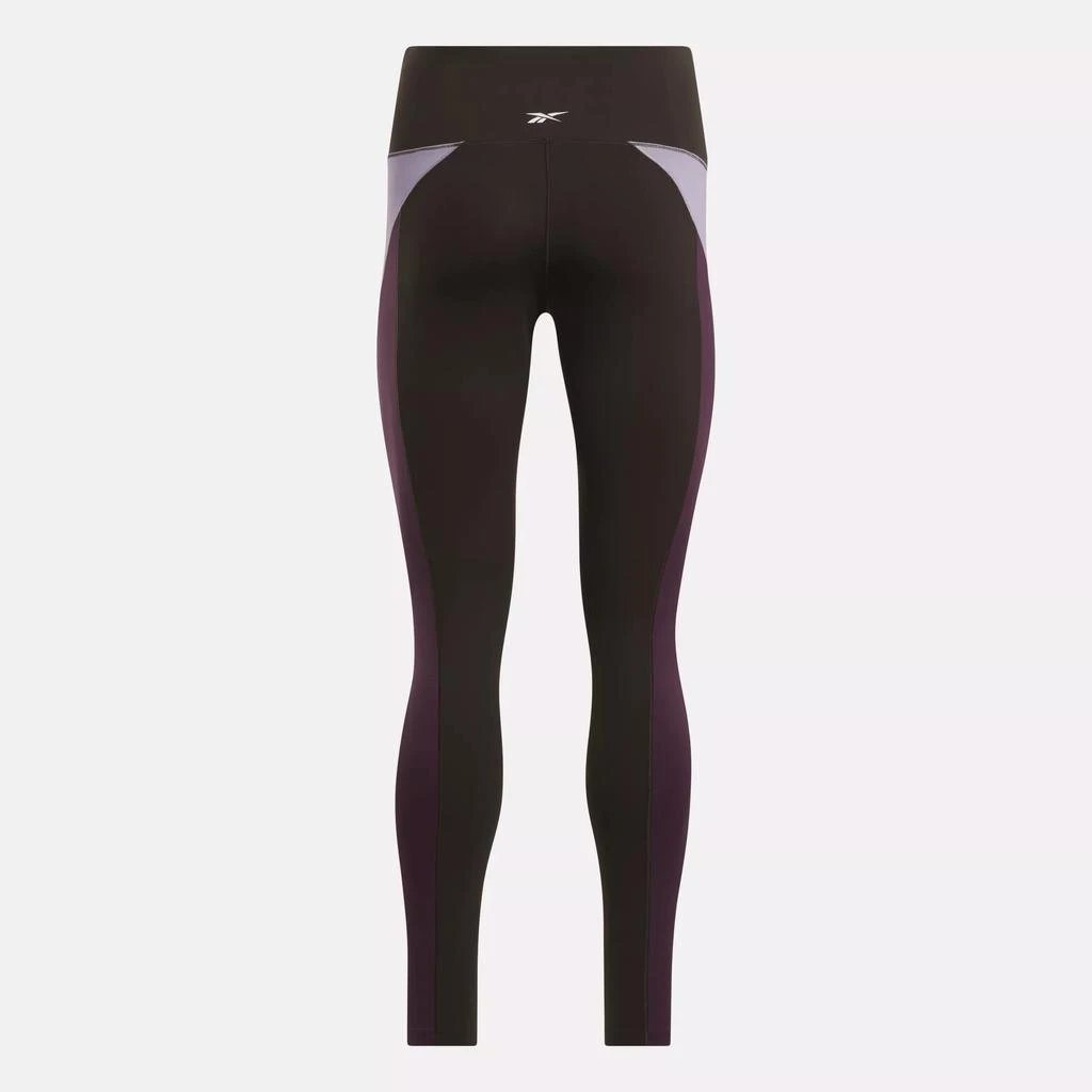 Reebok Women's Lux High-Rise Colorblock Leggings 7