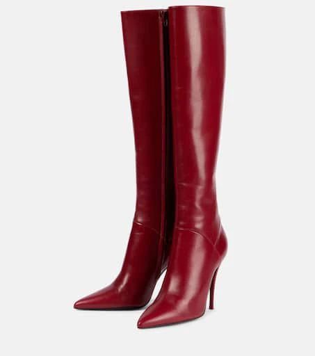 Yves Saint Laurent Vivian 100 leather knee-high boots 4