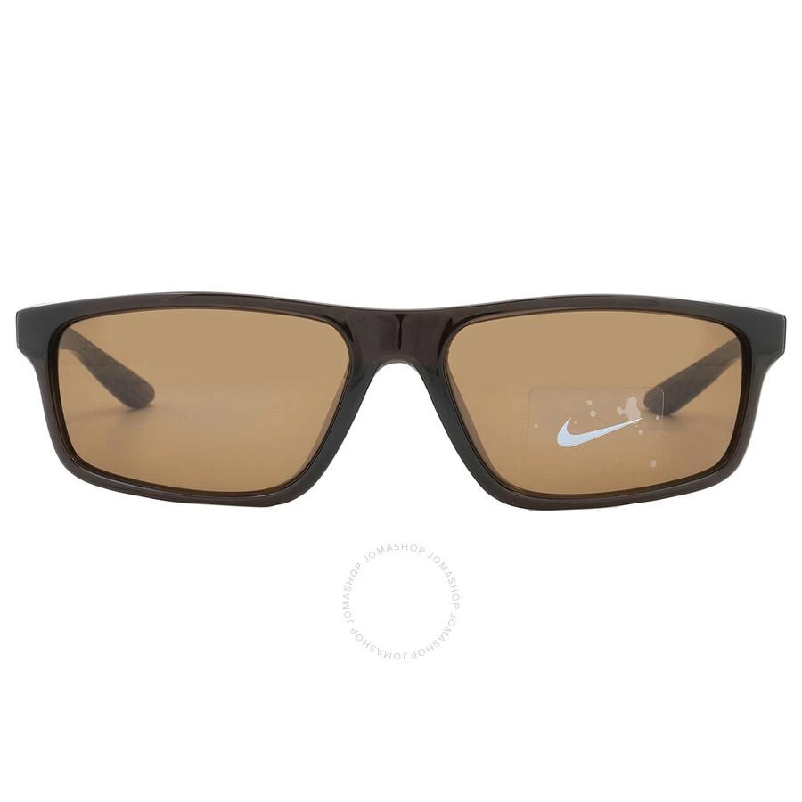 NIKE Dark Brown Rectangular Unisex Sunglasses NIKE CHRONICLE MI CW4656 220 59 1