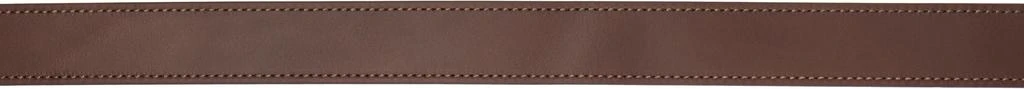 Lemaire Brown Minimal Western Belt 2