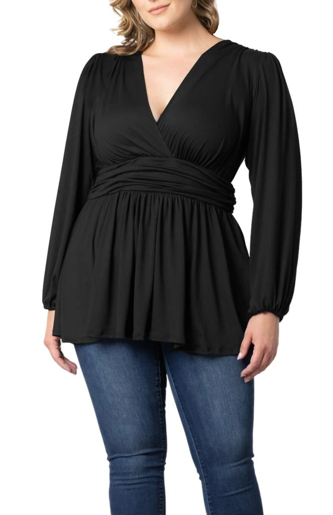 Kiyonna Leah Long Sleeve Tunic Top 1