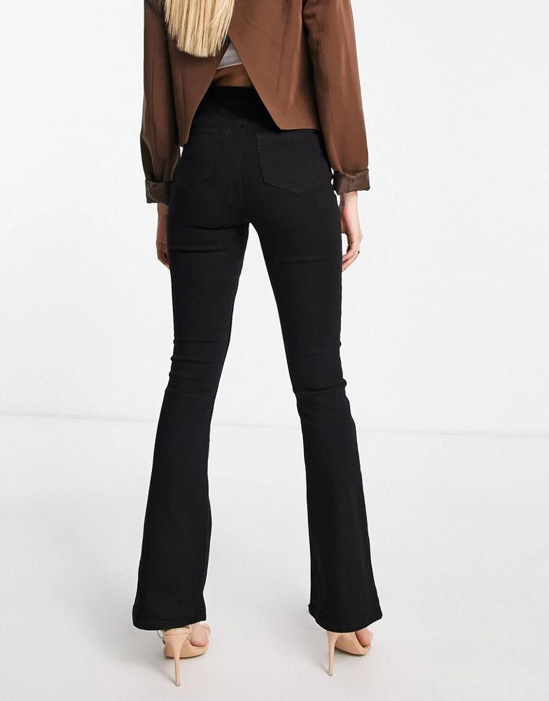 New Look Tall New Look Tall flare jean in black 2