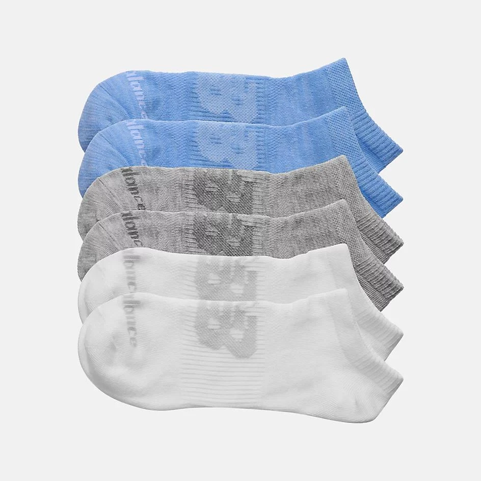 New Balance Flat Knit No Show Socks 6 Pack 1