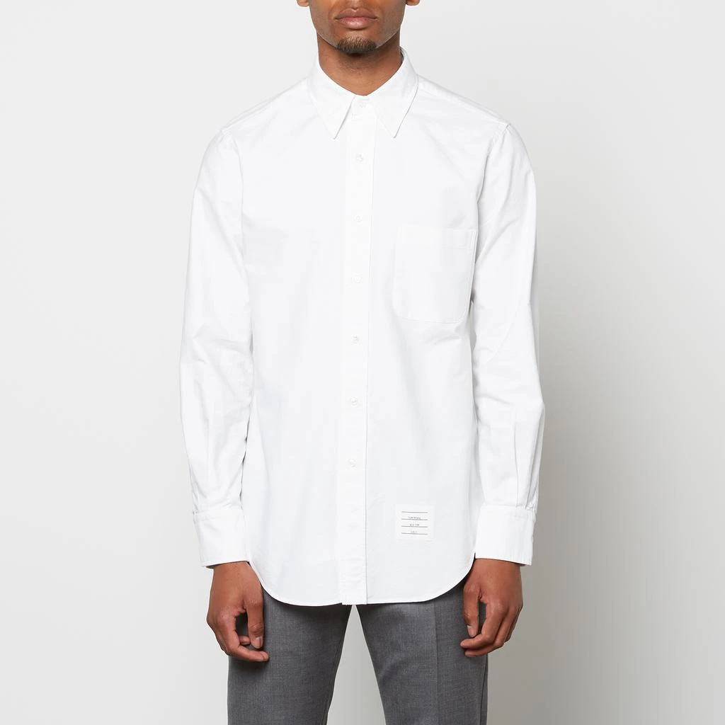 Thom Browne Men's Classic Fit Oxford Shirt - White 1