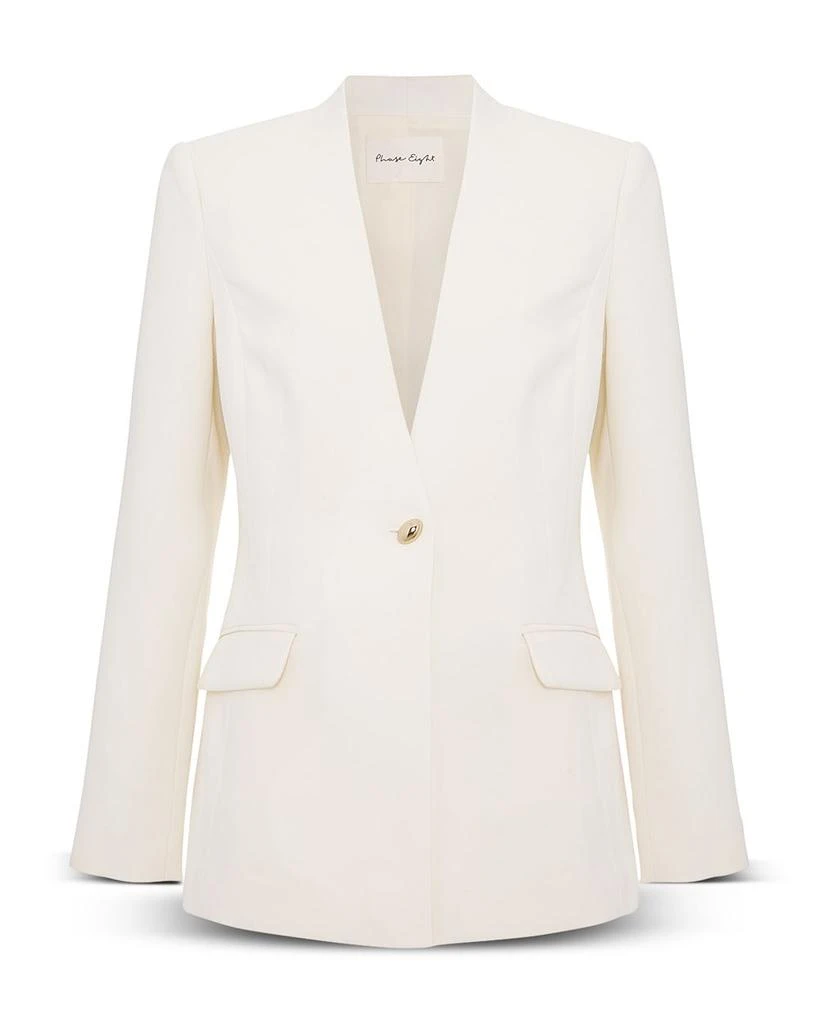 Phase Eight Tomison Ivory Twill Blazer 8