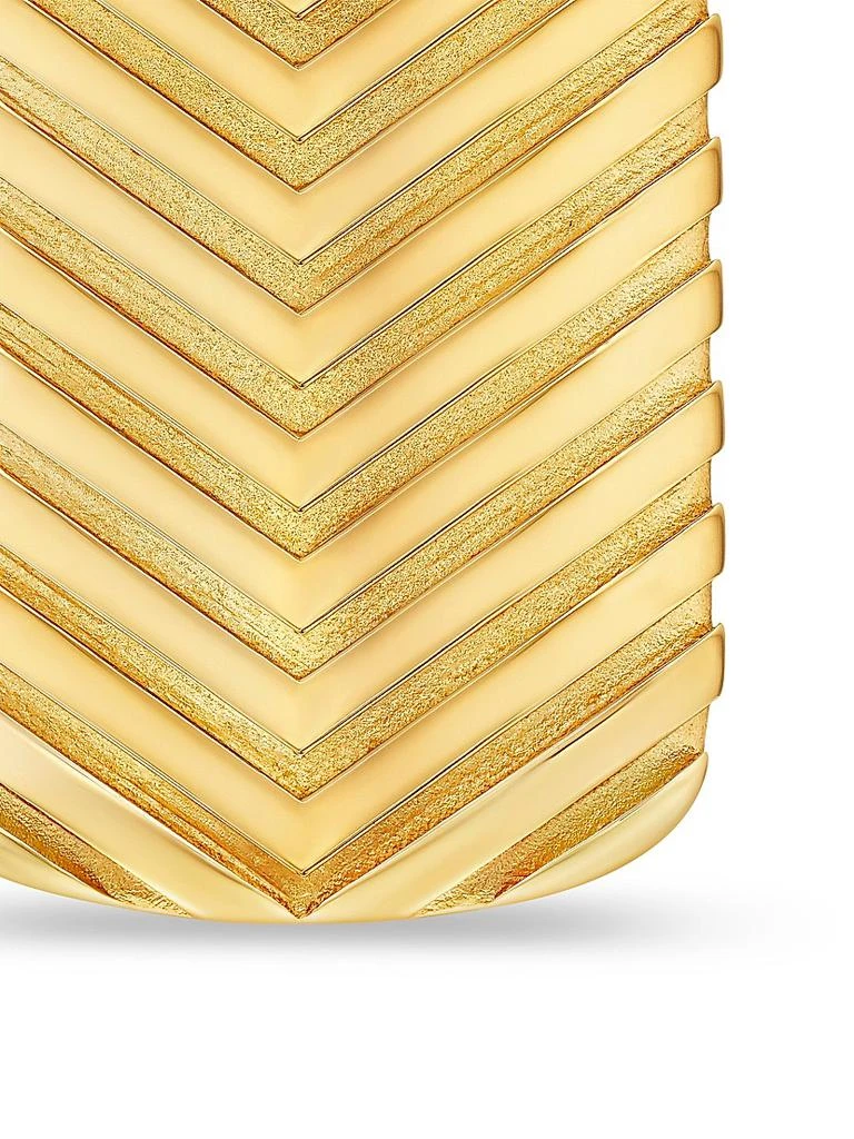 David Yurman Chevron Tag in 18K Yellow Gold, 27MM 4