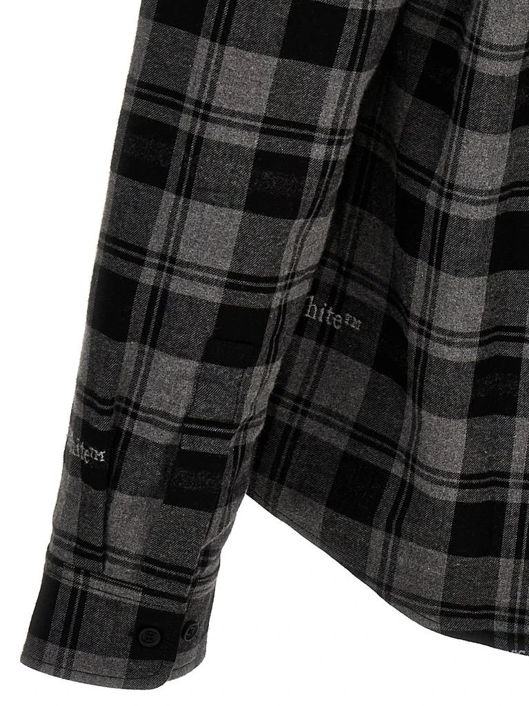 Off-White Off-White Checked Long-Sleeved Shirt 4