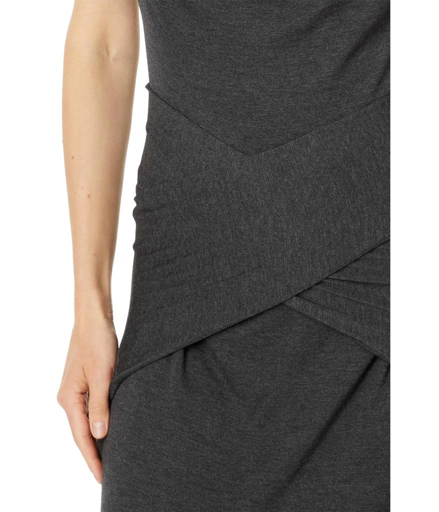 Norma Kamali Neeta Tie Front Side Slit Gown 3