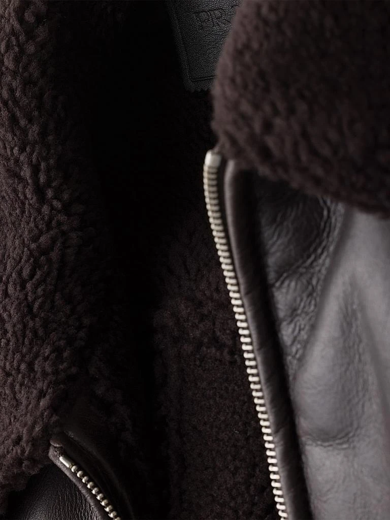 Prada Leather and Shearling Jacket 7