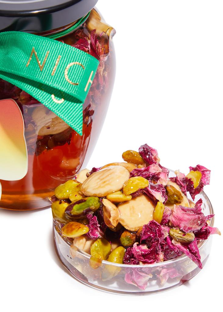 Harvey Nichols Almond, Pistachio & Rose Petal Honey 375g
