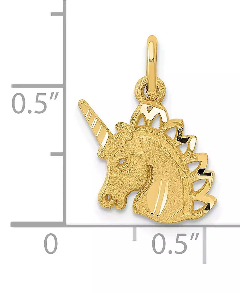 Macy's Unicorn Charm Pendant in 14k Yellow Gold 3