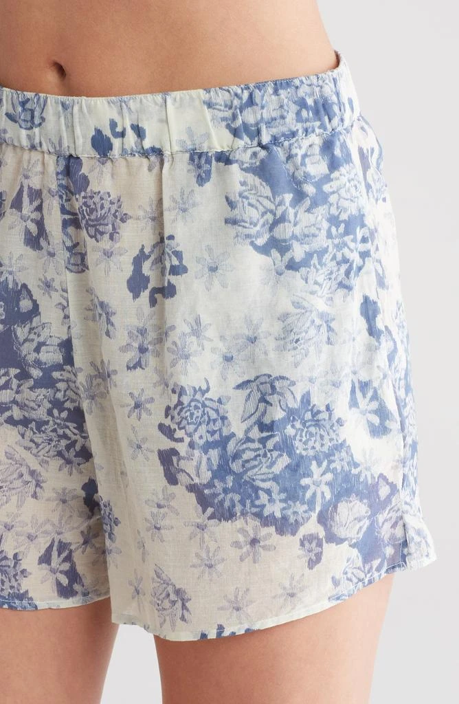 Desmond & Dempsey Pleated Cotton Short Pajamas 4