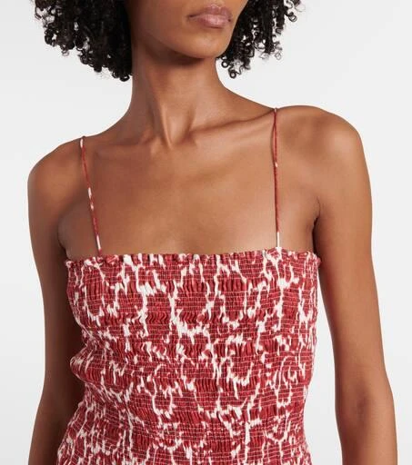Faithfull Geriba floral linen maxi dress 4