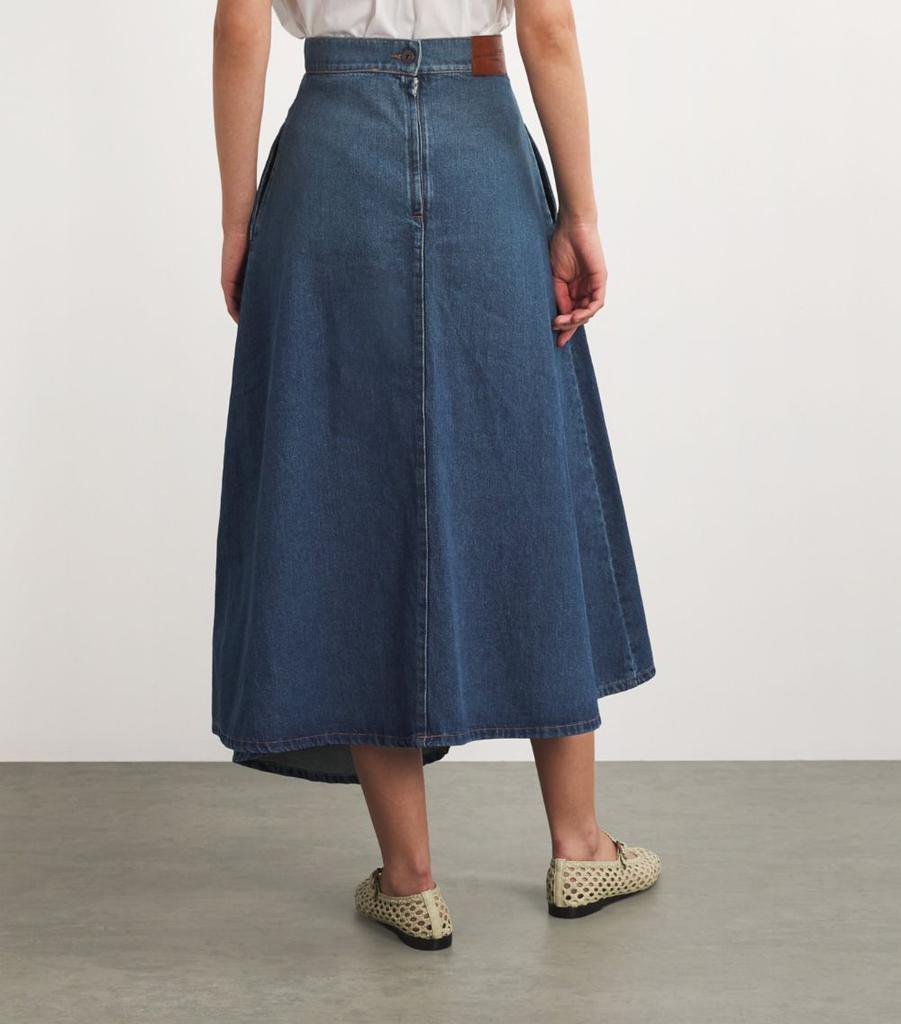 Weekend Max Mara Denim Midi Skirt - Dresses & Skirts