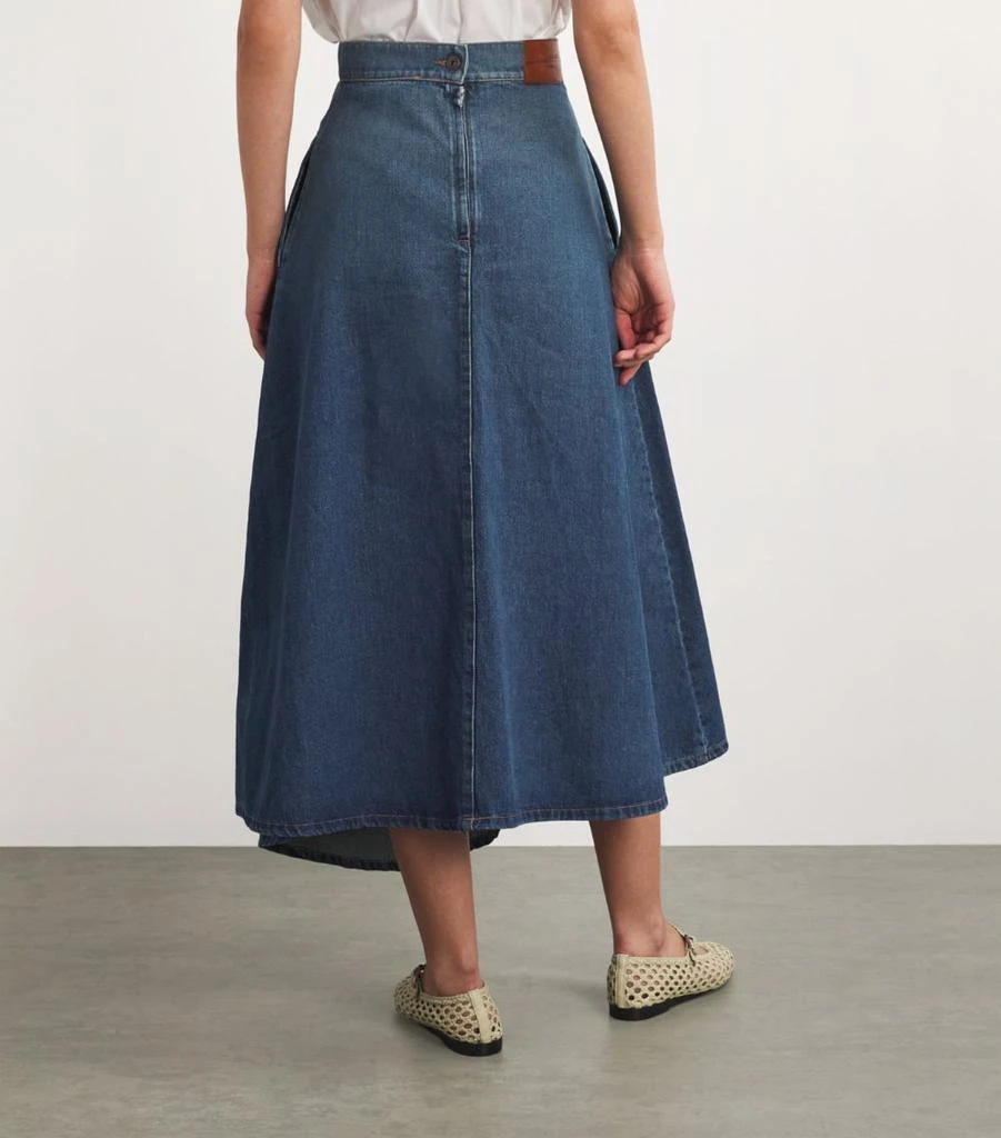Weekend Max Mara Denim Midi Skirt 4