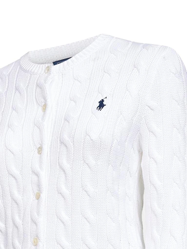 Ralph Lauren POLO RALPH LAUREN | White cable-knit cotton crewneck cardigan | Women | S 3