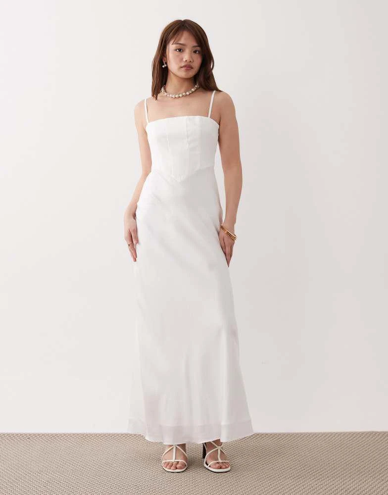 kivari sylvia maxi dress Sylvia Maxi Dress | Cream and Black Lace Dress