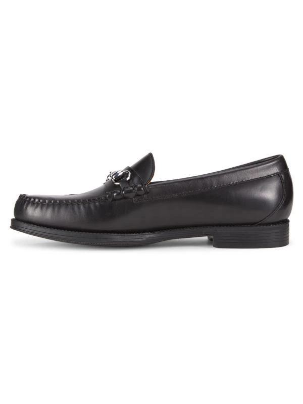 G.H. Bass Lincoln Moc Toe Leather Bit Loafers 4