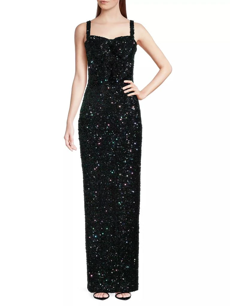 Black Halo Milayla Sequined Gown 2