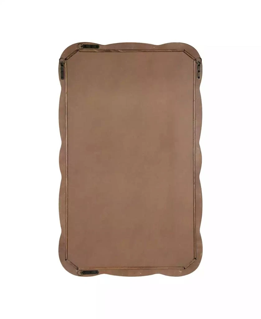 Kate and Laurel Hatherleigh Scallop Wood Wall Mirror 3