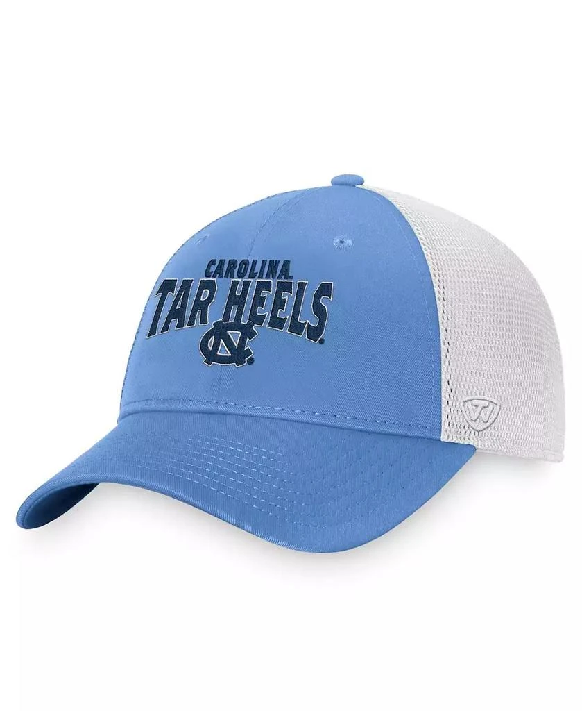 Majestic Men's Carolina Blue North Carolina Tar Heels Breakout Trucker Adjustable Hat 1