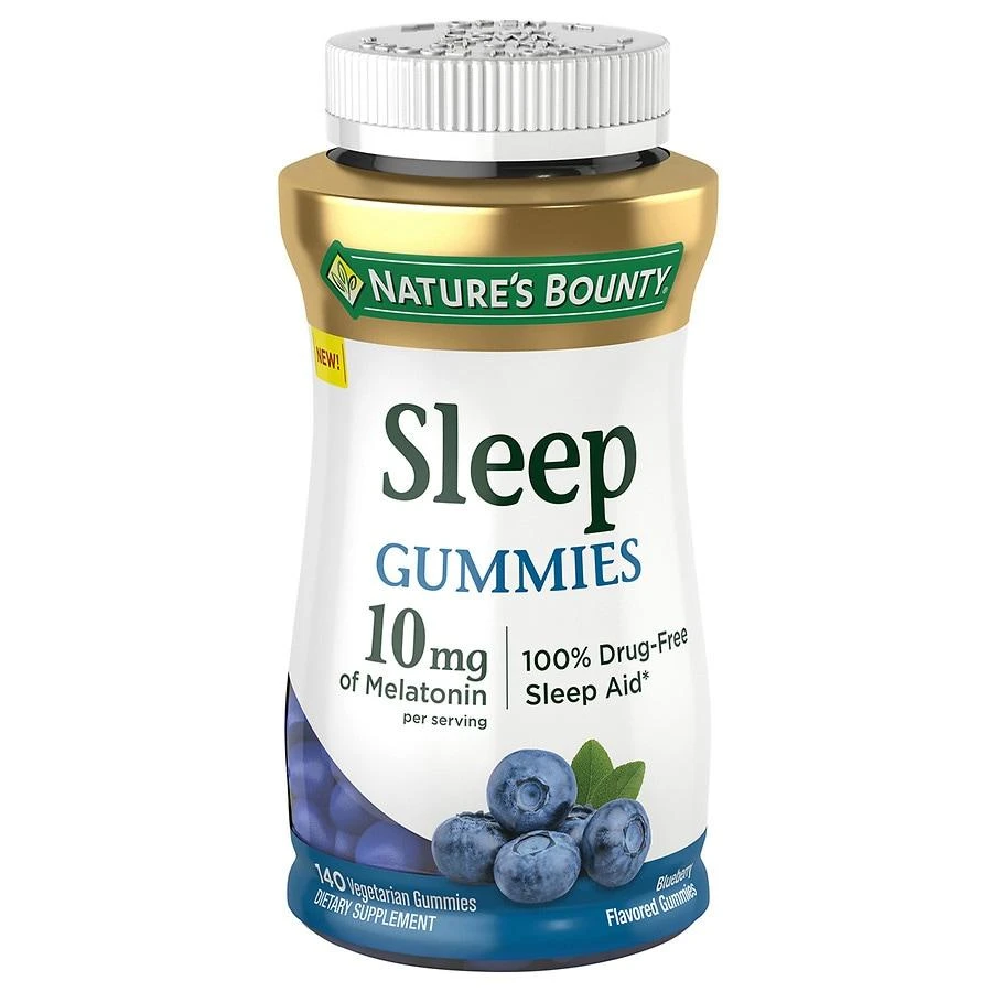 Nature's Bounty 10 mg Melatonin Gummies Blueberry 1