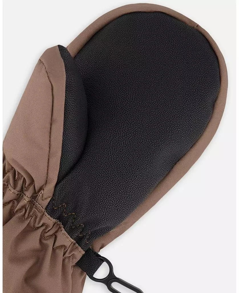 Deux par Deux Boy Winter Mittens Play Taupe - Child 5