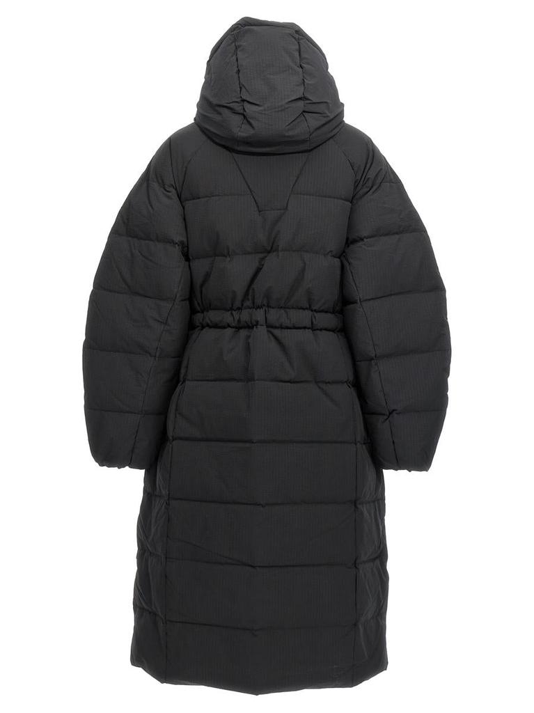 送料・関税込【GANNI】Tech Seersucker Puffer Coat Ganni Ganni 'Tech Seersucker Puffer' Down Jacket - Coats