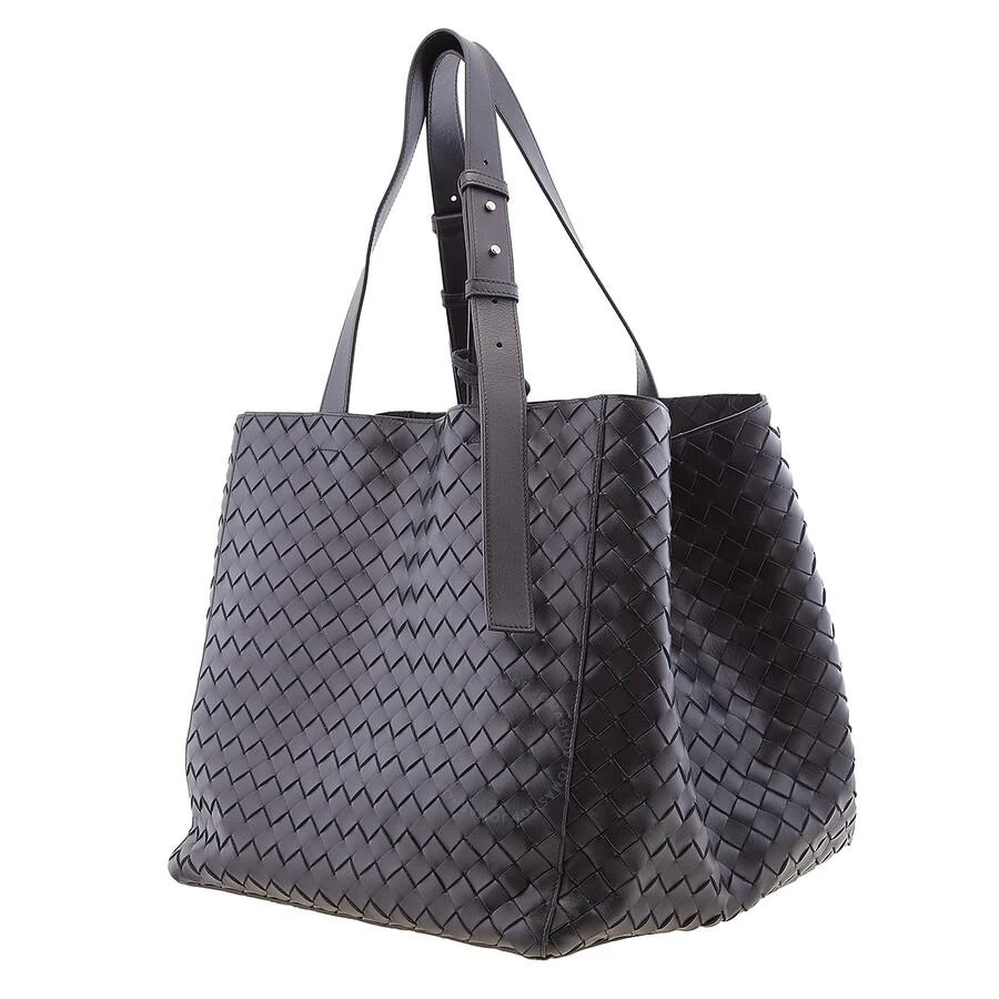 Bottega Veneta Black Intrecciato Leather Cube Tote Bag 3