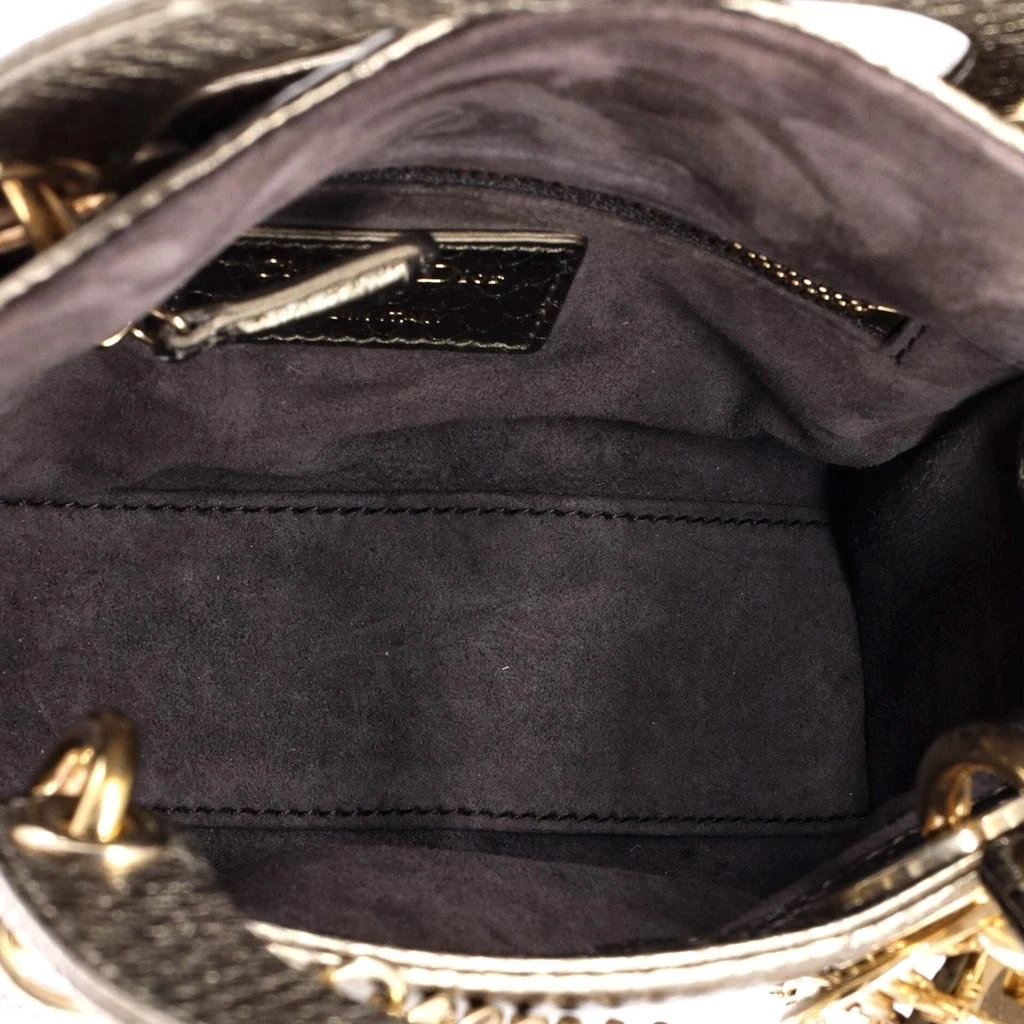 Dior Lady Dior Chain Bag Python Mini 4