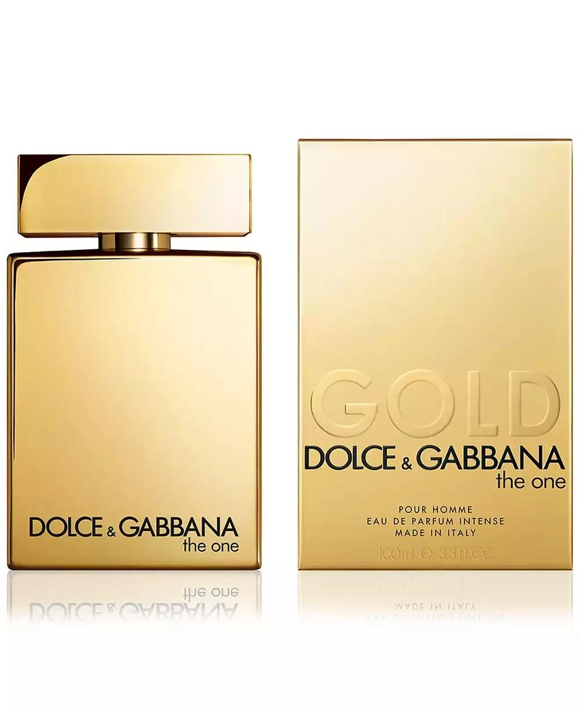 Dolce & Gabbana Men's The One Gold Eau de Parfum Intense Spray, 3.3 oz., Created for Macy's 7