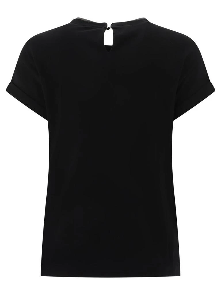 Brunello Cucinelli Brunello Cucinelli T-Shirt Con Colletto Prezioso 2