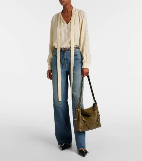 Givenchy Voyou Medium leather shoulder bag 5