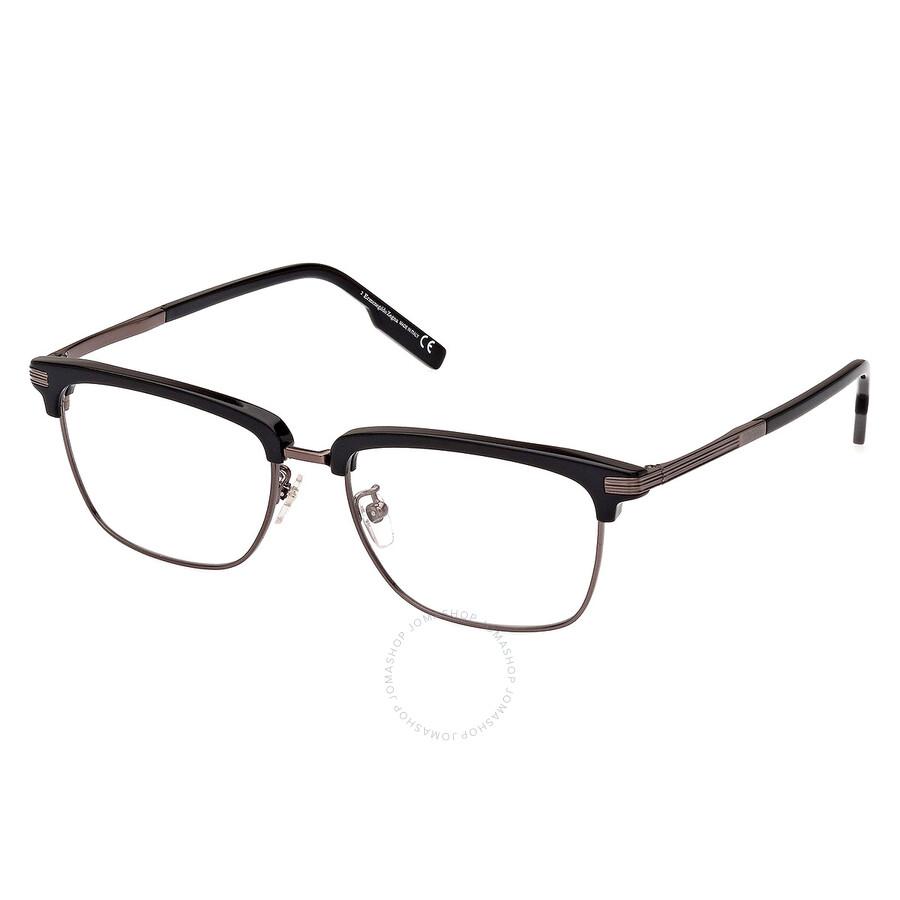 Ermenegildo Zegna Demo Square Titanium Men's Eyeglasses EZ5259-H 008 55